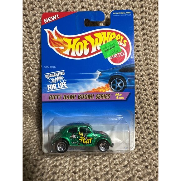 Vintage Hot Wheels Biff! Bam! Boom! Series VW Bug #4 Die-Cast Car - Picture 1 of 2
